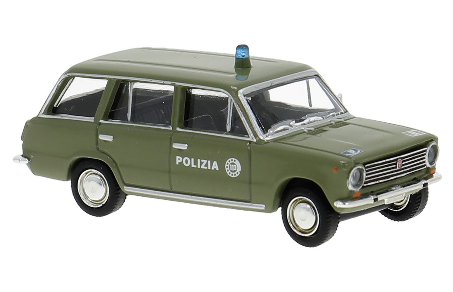 BREKINA 22428 -  Fiat 124 Familiare, 1966, Polizia, 1:87