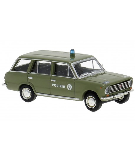 BREKINA 22428 -  Fiat 124 Familiare, 1966, Polizia, 1:87