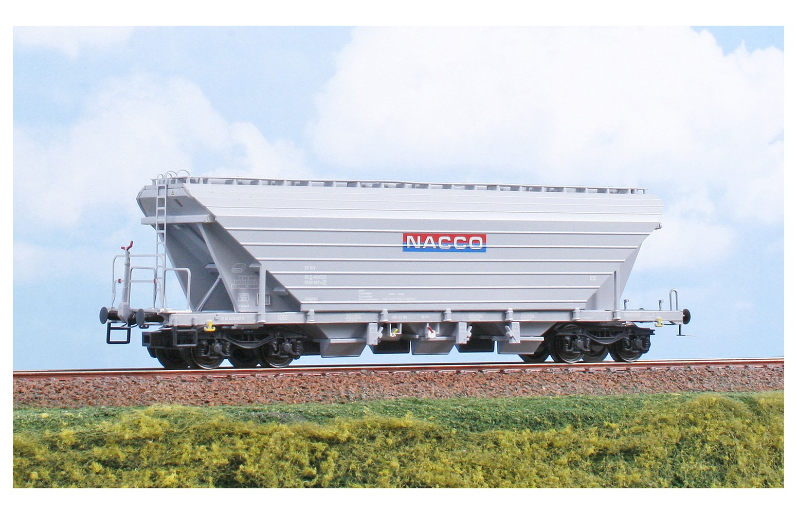 NME H0 517616 Carro silo per cereali Uagpps 80m³ NACCO (grigio) Ep. VI