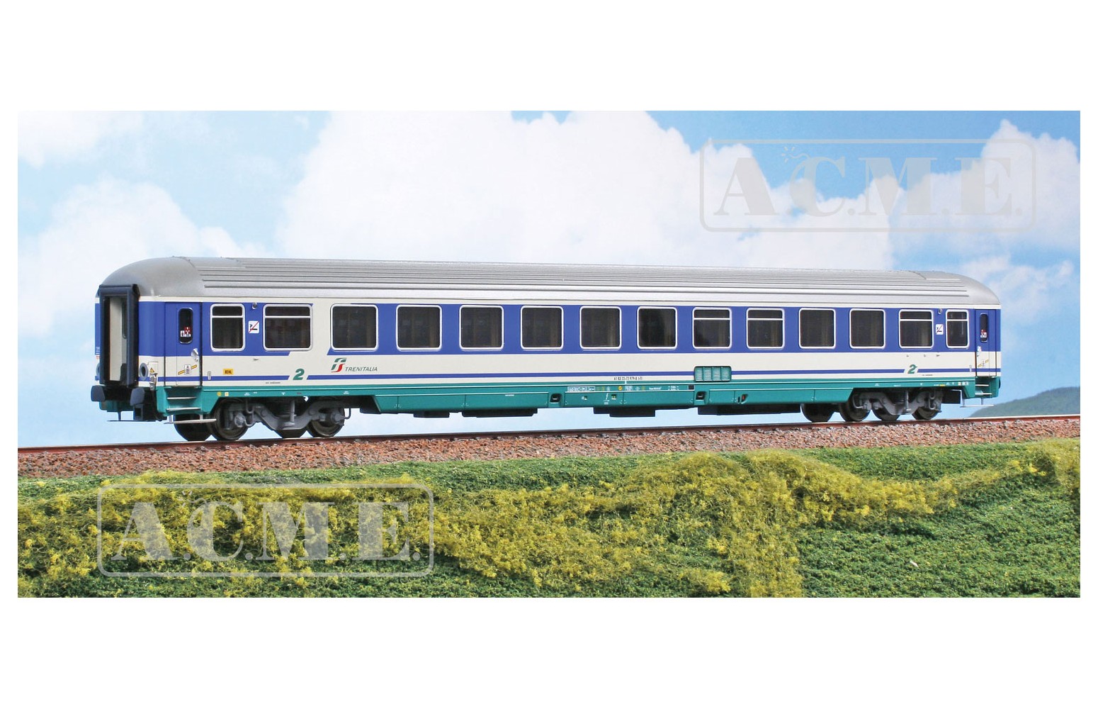 ACME H0 50792 Carrozza UIC-X Giubileo porte pieghevoli, FS ep. V-VI