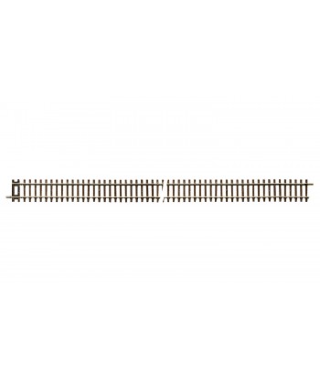 ROCO H0 42406 - Binario diritto G4 con traverse in legno - RocoLine