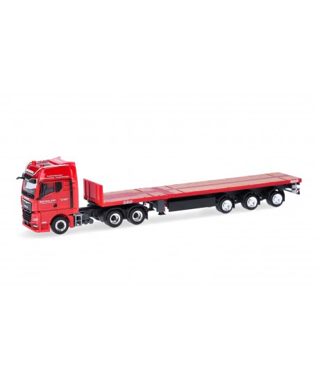 HERPA 319508  MAN TGX GX "Scholpp" semirimorchio telescopico -1:87