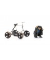 ARTITEC 387.608 - Draisina per bicicletta + figura, resina, H0-1:87