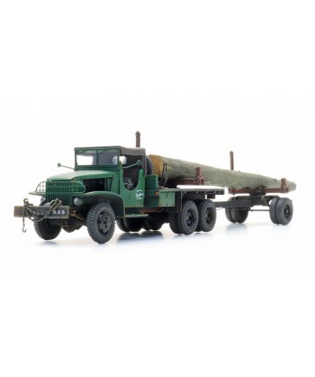ARTITEC 387.612 - GMC CCKW-353 trasporto legname, resina, H0-1:87