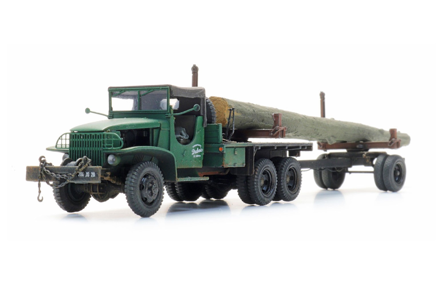 ARTITEC 387.612 - GMC CCKW-353 trasporto legname, resina, H0-1:87