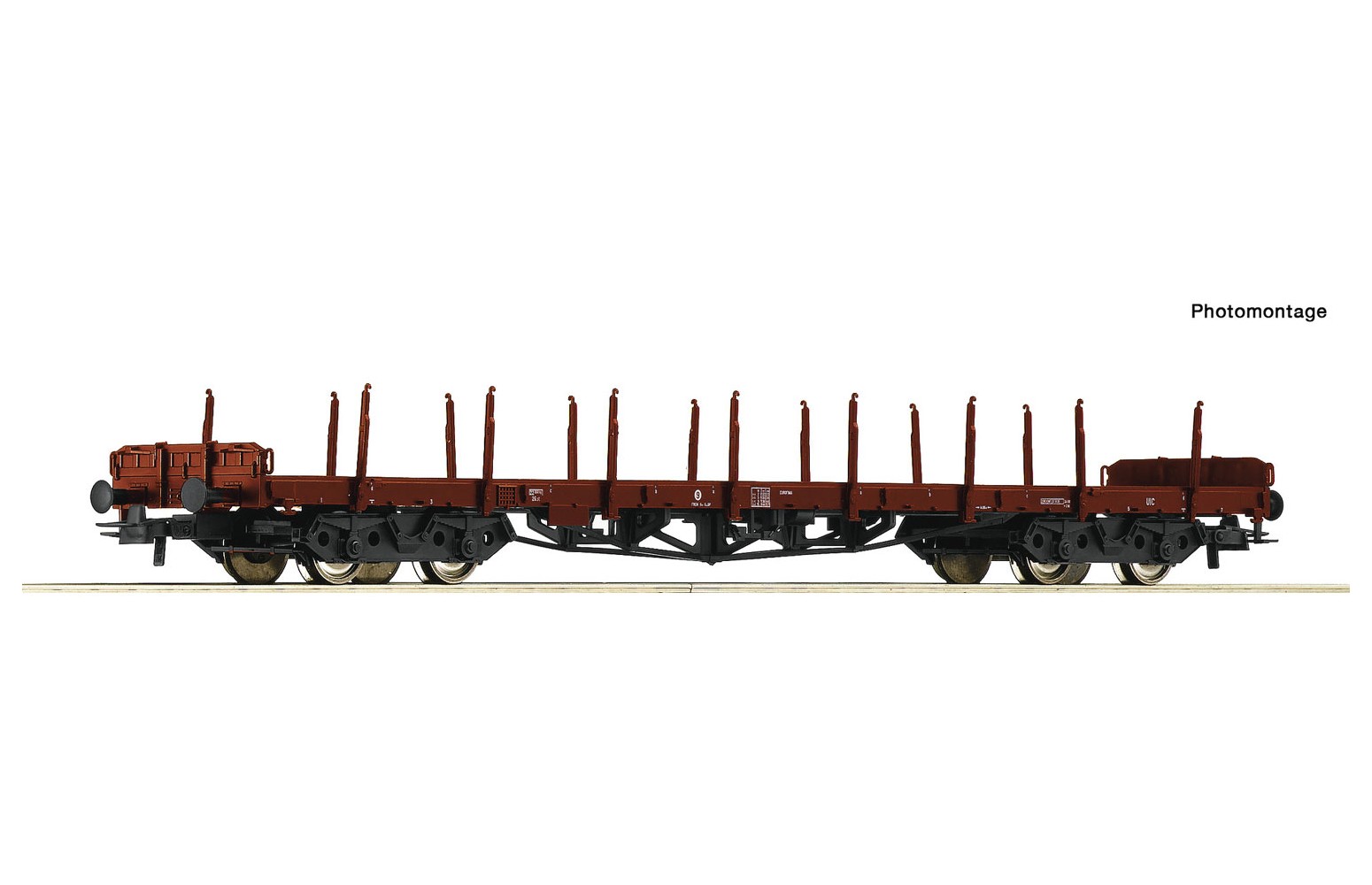 ROCO H0 6600190 - Carro a stanti tipo Rs, FS Ep. IV