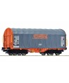 ROCO H0 6600133 Carro con telone scorrevole, tipo Shimmns, della Sogetank SpA. Ep. VI