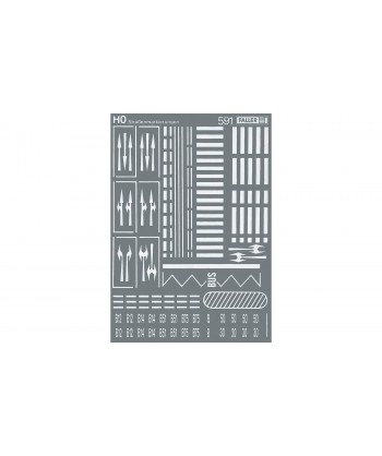 FALLER H0 180536 - Segnaletica stradale orizzontale in kit