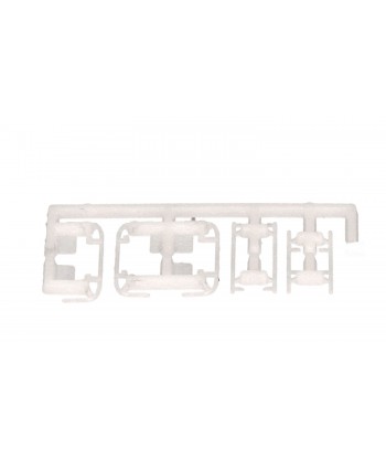 HERPA 055444 - Accessori, barra bassa e barra laterale per camion, bianca - 1:87