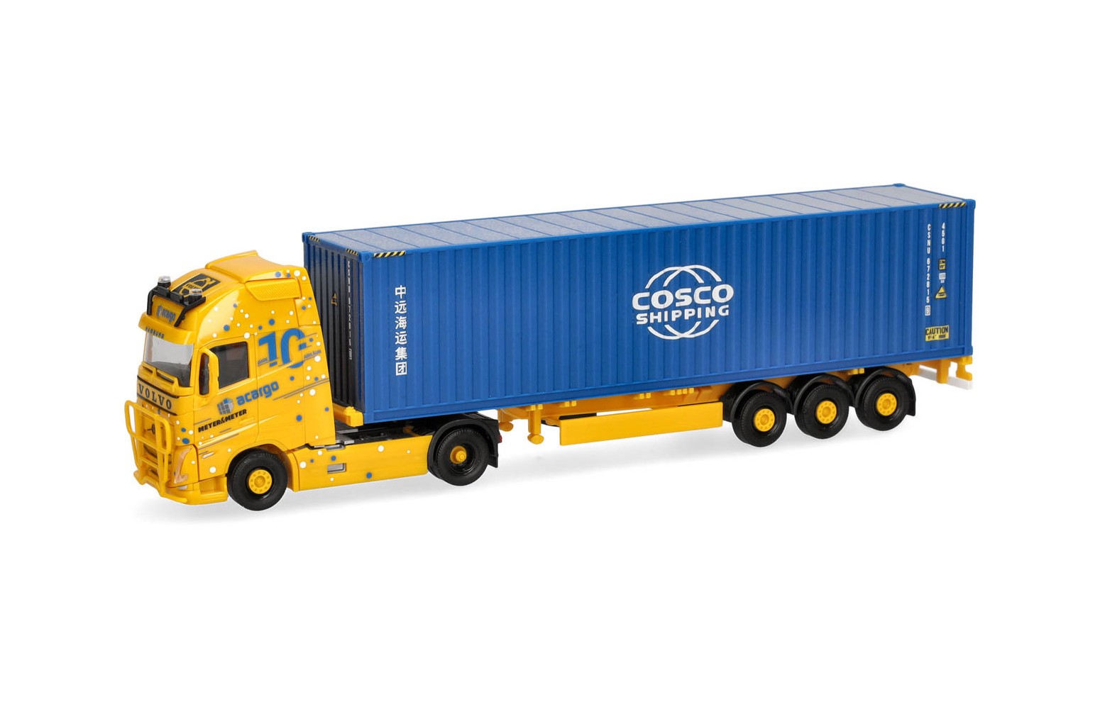 HERPA 319898 Volvo FH GL XL 2020 "Acargo Meyer & Meyer / Cosco" - 1:87