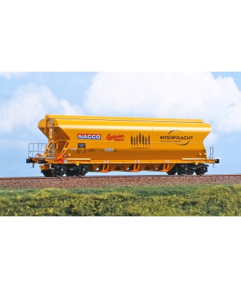 NME H0 511648 - Carro tramoggia per cereali Tagnpps "Nacco-Budweiser-Interfracht" Ep. VI