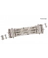 ROCO H0 42452 - Deviatoio incrocio doppio DKW15 RocoLine senza massicciata