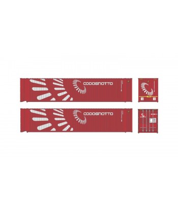 PIRATA H0 PI12700COD - Set 2 container da 45' Codognotto - 1:87