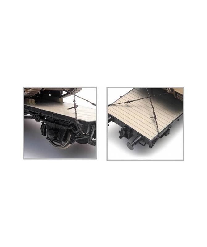 ARTITEC H0 387.349 – Set Catene ganci e cunei per carico carri armati – 1:87