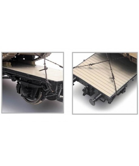 ARTITEC H0 387.349 – Set Catene ganci e cunei per carico carri armati – 1:87