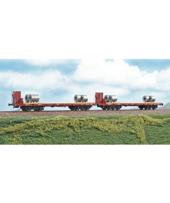 ACME H0 45149 Coppia di carri a carrelli per trasporto coils, FS Ep. IV