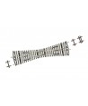 ROCO H0 42495 - Incrocio K 15 15° senza massicciata