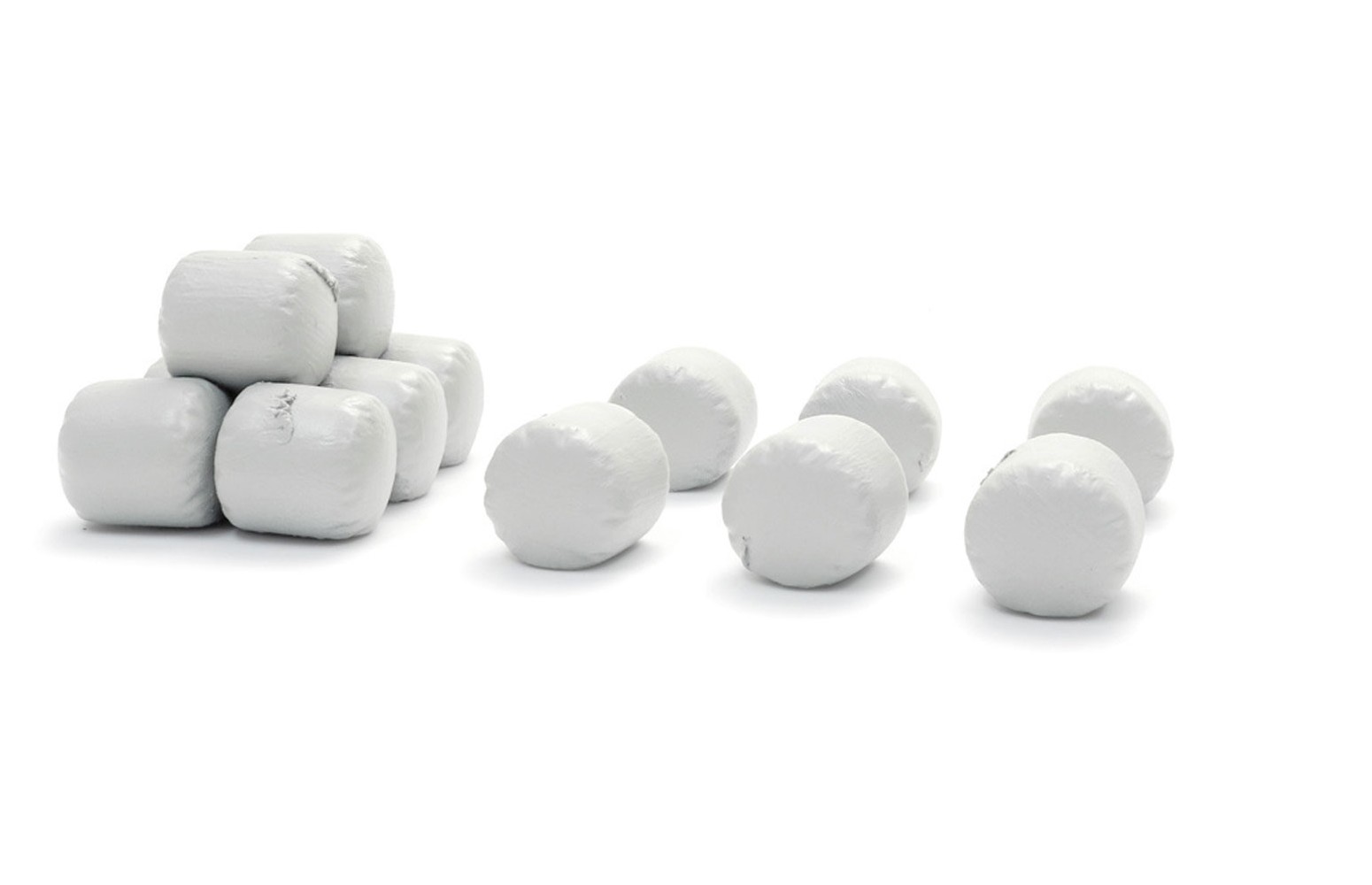 ARTITEC H0 387.656 Balle di insilato, bianco, resina 1:87