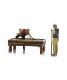 ARTITEC 387.693 - Tavolo da biliardo con figure, resina - 1:87