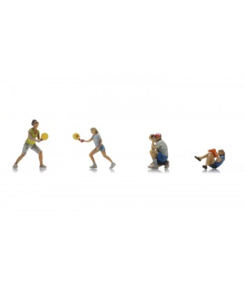ARTITEC 5870092 - Vita al campeggio, giochi, resina - 1:87