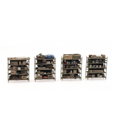 ARTITEC 387.434 – Scaffali con materiali vari – Resina H0