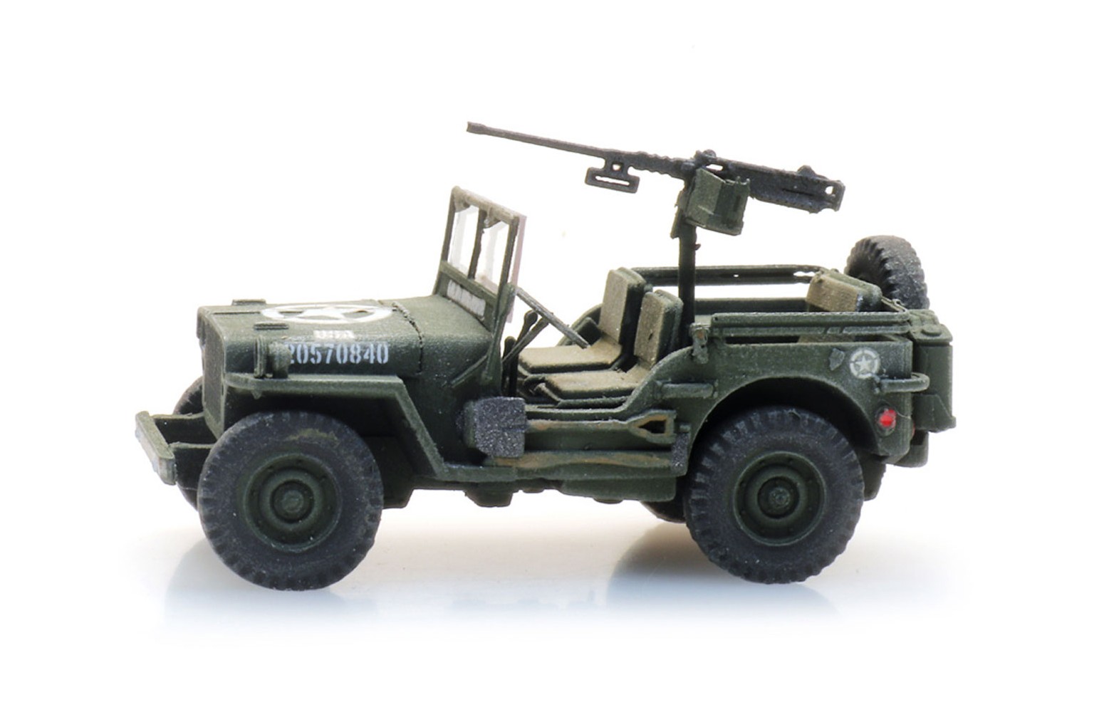 ARTITEC 6870580 - Jeep Willys MP americana, resina - 1:87