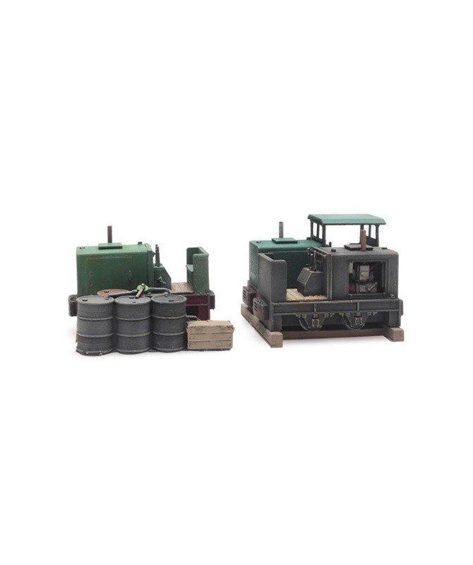 ARTITEC 487.801.59 – Carico: 3 Locomotive Windhoff scartamento ridotto – Resina H0