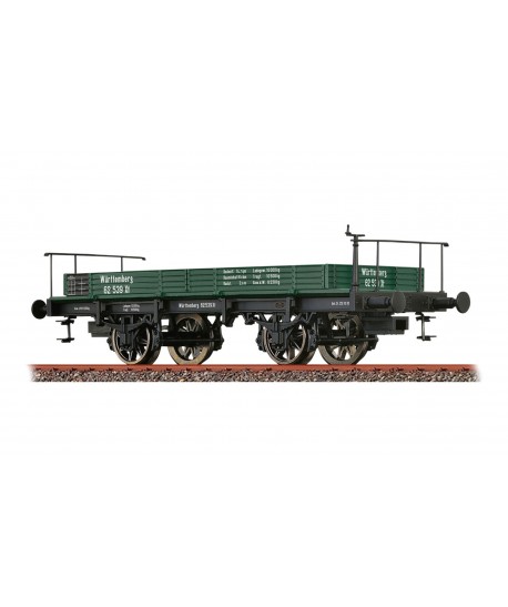 BRAWA H0 47735 - Carro a sponde basse Xt KWSt.E. Ep. I