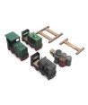 ARTITEC 487.801.59 – Carico: 3 Locomotive Windhoff scartamento ridotto – Resina H0