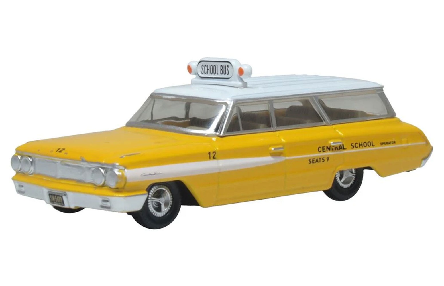 OXFORD 87FC64002 Ford Country S.W. (1964) "Central School Bus" - 1:87