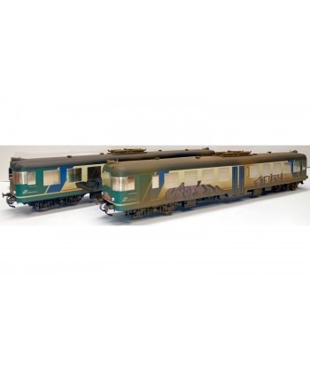 VITRAINS H0 1148 FS set due automotrici Aln 668.1529 + Aln 668.1514 ''Demolende'' - non motorizzate