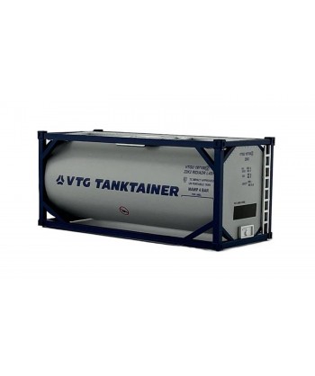 PIRATA H0 PI12355 - Container 20' Tank VTG, grigio, scritta blu Tanktainer - 1:87