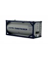 PIRATA H0 PI12355 - Container 20' Tank VTG, grigio, scritta blu Tanktainer - 1:87