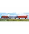 ACME H0 45203 Set di tre carri Tipo FF, Tipo He “Avandero” e tipo FFma con garitta, FS ep.III