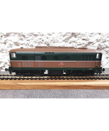 OS.KAR. H0 1002 Locomotiva FS D 341 1041, verde/isabella, dep. Bari (seconda mano)