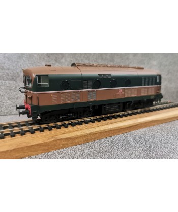 OS.KAR. H0 1002 Locomotiva FS D 341 1041, verde/isabella, dep. Bari (seconda mano)