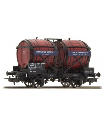 LS MODELS H0 30561 - Carro Ocem 19 con 2 botti per vino, CIWL Ep. IIIa