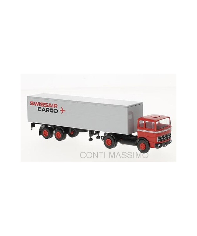 BREKINA 98162 – Mercedes LPS 1620 “Swissair Cargo” – 1:87