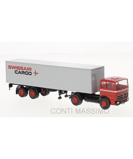 BREKINA 98162 – Mercedes LPS 1620 “Swissair Cargo” – 1:87