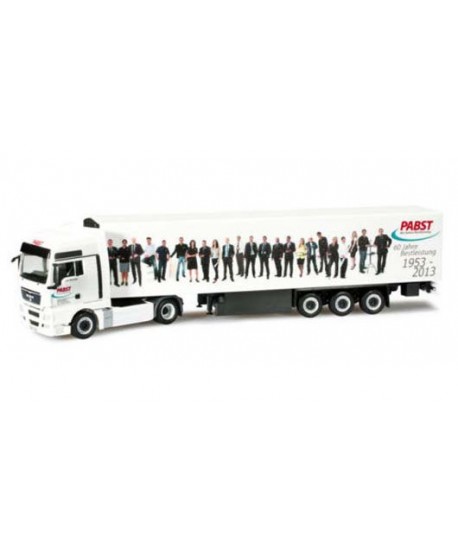 HERPA 909389 – MAN TGX XXL Semirimorchio Frigo “PABST” – 1:87
