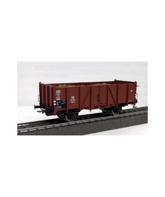 BRAWA H0 48436 – Carro aperto Om21 con carico barbabietole – DB Ep. III