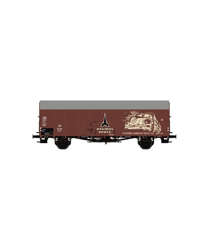 BRAWA H0 48744 – Carro coperto tipo Glr22 “Magirus Deutz” – DB Ep. III