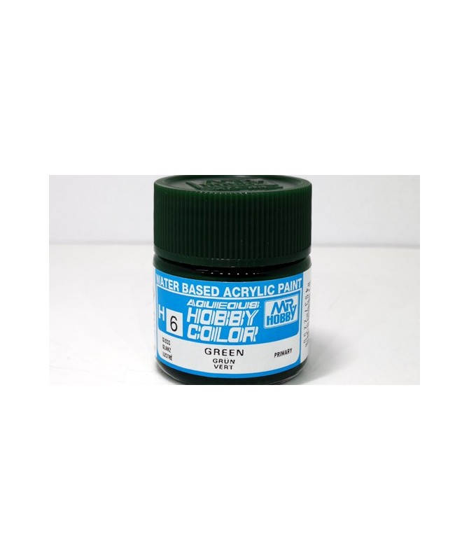 Mr. HOBBY H006 – Vernice acrilica base d’acqua: Verde – 10 ml.