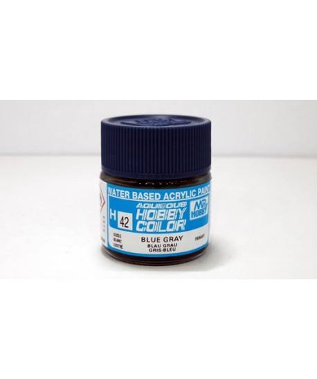 Mr. HOBBY H042 – Vernice acrilica base d’acqua: Grigio Blu – 10 ml.