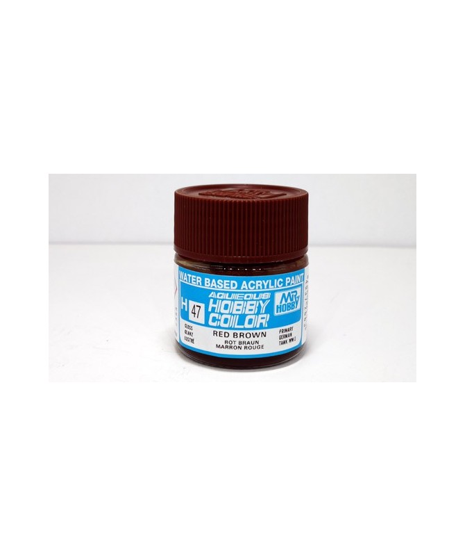 Mr. HOBBY H047 – Vernice acrilica base d’acqua: Marrone rossiccio – 10 ml.