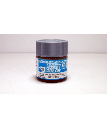 Mr. HOBBY H308 – Vernice acrilica base d’acqua: Grigio FS36375 – 10 ml.