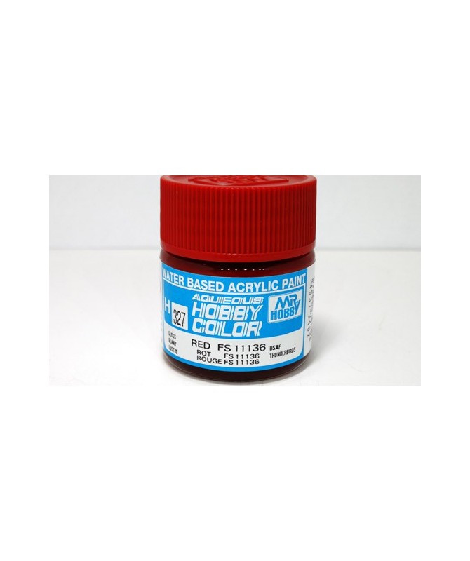 Mr. HOBBY H327 – Vernice acrilica base d’acqua: Rosso FS11136 – 10 ml.