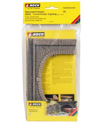 NOCH H0 58062 – Tunnel portale doppio binario