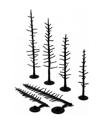 WOODLAND SCENICS TR1124 – Armature per pini (6,35 cm./10,1 cm.) 70 pz.