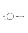 ROCO H0 40071 – Anelli di aderenza 14,7-16,5 mm per locomotive corrente continua